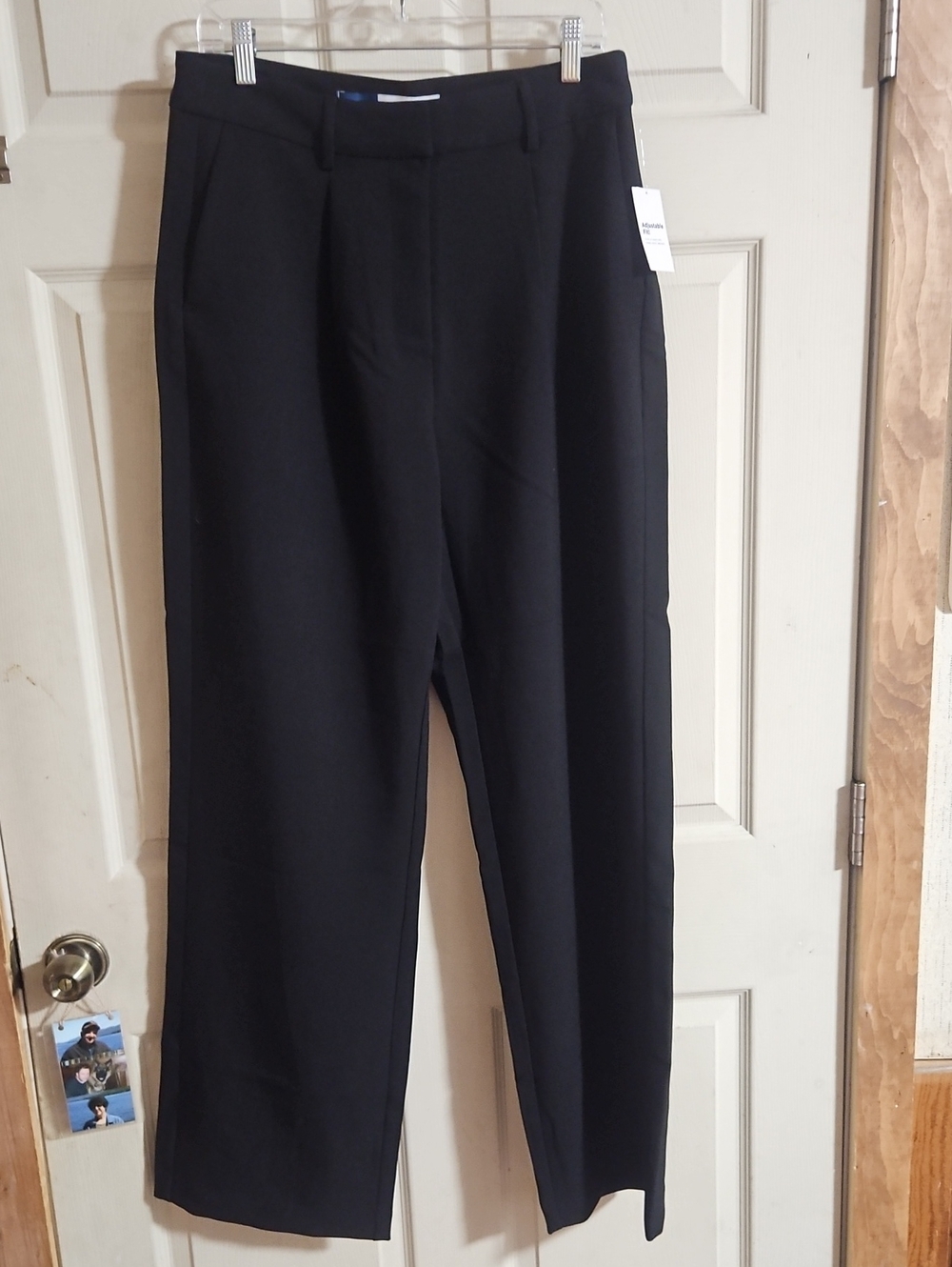 OLD NAVY EXTRA HIGH RISE TAYLOR WIDE LEG TROUSER PANT: BLACK: NWT: SIZE 10 TALL